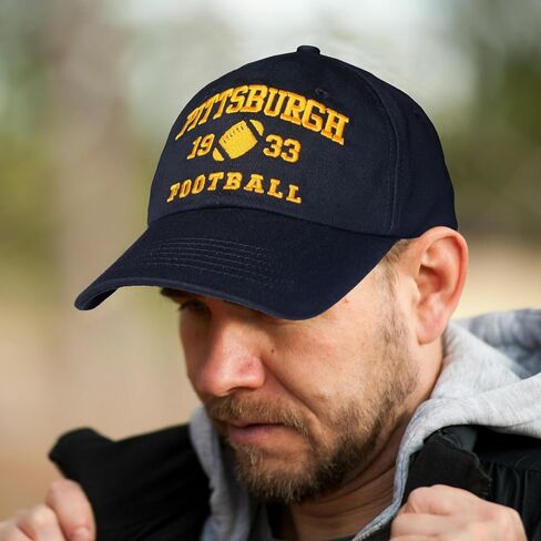 Football Fans Embroidered Hat for Men Women Sport Fans Classic US Cities Adjustable Baseball Cap in Saudi Arabia