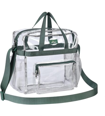 Bagenius Clear Bag Stadium Approved 12×6×12 Clear bag for Stadium Events Sports Concert Festival Work in Saudi Arabia