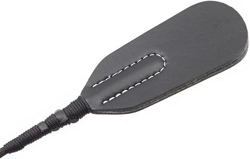 Horse Crop, Faux Leather Riding Crop With Anti-Slip Grip Gel Handle 13.8 inch/35cm (Black and Silver) in Kuwait