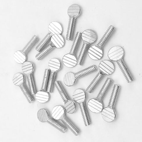 MORICHI 20pcs Thumb Screws, Zinc Plated Steel, Spade Head (1/4-20 x 3/4-Inch) in Saudi Arabia