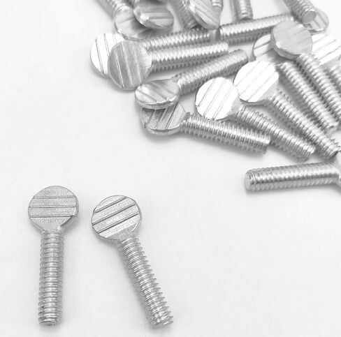 MORICHI 20pcs Thumb Screws, Zinc Plated Steel, Spade Head (1/4-20 x 3/4-Inch) in Saudi Arabia