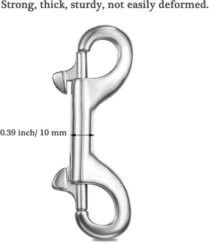 Heavy Duty Double Ended Bolt Snap Hooks 4 Inch, 316 Stainless Steel, Bolt Snaps of Metal (4 PCS) in Saudi Arabia