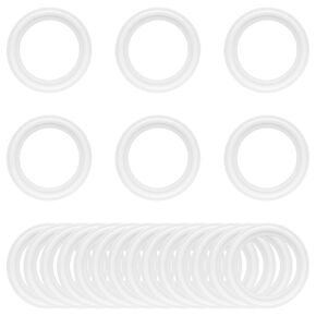 20PCS 2 Inch Tri Clamp PTFE Gaskets for 2" Tri-Clamp Sanitary Fittings Polytetrafluoroethylene O-Ring TC Seal Gasket