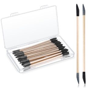 45 Pcs Sanding Sticks Double End Matchsticks Sanding Twigs Fine Detailing Polishing Sticks for Plastic Models Wood Hobby, 120/280 Grit, 5.4 x 0.3 Inch