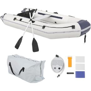 MADOG Person Inflatable Boat(Oars Included), Inflatable Raft for Water Sports Quick Inflation & Deflation