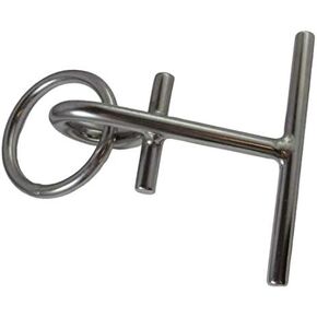 US Stainless Portable Dock Cleat 316 Stainless Steel with O-Ring for Fenders, Bumpers, Mooring Line Marine Grade