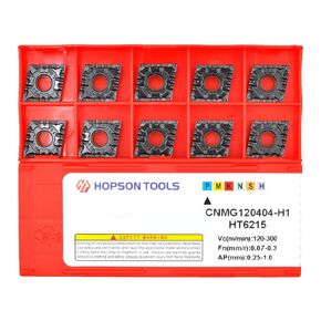 Carbide Turning Inserts CNMG 432 Cnmg120408 for Finishing Cutting Steel, Cnmg insert for Lathe Turning Tools, 10 PCS.