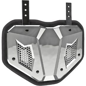 LeCool Football Back Plate - Lower Back Protection for Shoulder Pads - Hard Shell and Contoured Foam, Youth to Adult
