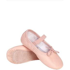 TW Authentic Leather Ballet Shoe Slipper Toddler/Little Kid/Big Kid