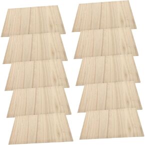 10Pcs Taekwondo Plank Karate Breaking Boards Wood Taekwondo Board Chopping Block rebreakable Boards Wood Breaking Boards Wood Cutting Board Karate Tool Wooden Break Plate