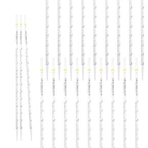 1ml Serologicla pipettes Disposable Plastic Polystyrene Pipettes, Individually Wrapped, Sterile, Pack of 300