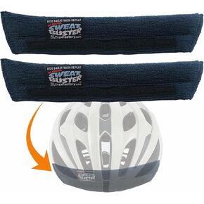 Bike Helmet Sweatband – Stops Sweat Dripping, Keeps You Cooler, Premium Comfort, Simple Helmet Integration & Quick Removal for Washing. Mountain Biking, Road Biking or Any Cycling.