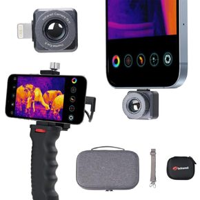 Infiray One XH09 Thermal Camera, Thermal Camera and Thermal Monocular All in one 50Hz High Frame Rate 2-15X Zoom 870m Observe Distance 0.04℃ High Sensitivity HD & Highlight Mode-Android