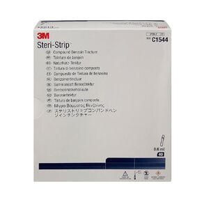 3M™ Steri-Strip™ Compound Benzoin Tincture C1544, 2/3 cc vial, 40 Packs/Carton, 4 Cartons/Case