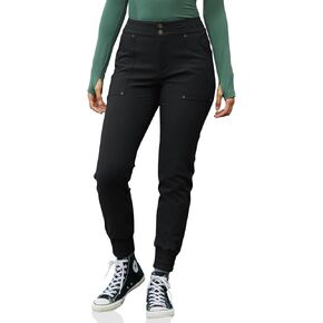 Fisoew Women's Lightweight Hiking Pants Quick Dry Water Resistant Outdoor Athletic Joggers with Pockets
