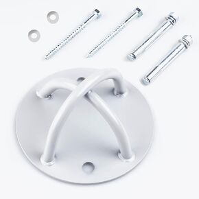 Wall Ceiling Mount Bracket for Gym & Home Suspension Straps Anchor for Olympic Rings Fitness Training Yoga Swing Battle Ropes Resistance Band & Boxing Equipment