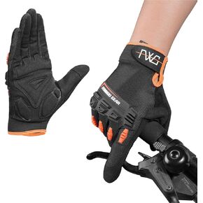 Cycling Gloves for Men/Women-Full Finger Bicycle Gloves Anti-Slip Shock Absorbing Padded MTB/Road Biking Gloves(Medium)