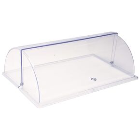 Cadco Clear Rolltop Lid - Eastman TritanTM copolyester with metal hinges