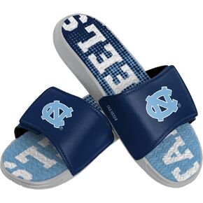 FOCO North Carolina Tar Heels NCAA Mens Gradient Wordmark Gel Slide - XL