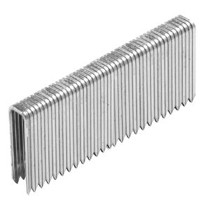 1000-Count 1/2 Inch Length, 18 Gauge 1/4 Inch Narrow Crown Staples, Heavy Duty Beveled Chiseled Pointed Galvanized Staples, for Pneumatic, Electric 18GA Stapler Gun