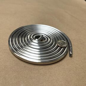 3/16 in U Channel Lead Came: Round Sides Flat Bottom (1)
