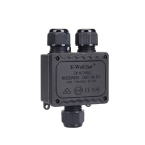 Junction Box IP68 Waterproof External Electric Power Box Outdoor Rapid Maintenance Open Splice Outlet Box Outside Extension Cord Cover EW-M2068L-4H