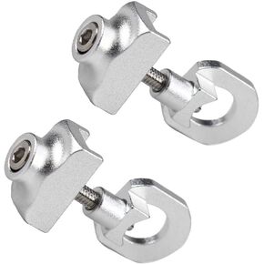 Leadigol 2Pcs Bike Chain Adjuster,Silver Bicycle Chain Tensioners,Aluminium Alloy Bike Chain Tension Adjusters Tensioners Fasteners