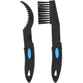 Sprocket Cleaning Bike Brush Cassette Plastic Black 2Pcs Bike Chain Crank Sprocket Cleaning Tool Washing Brushes Tackle Kit sory