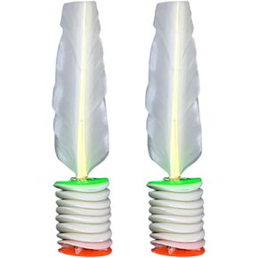 CHAANG 2PCS Jianzi Shuttlecock Kick Da CAU Shuttlecock Colorful Vietnamese Jianzi Shuttlecock Feather Foot for Improving Leg Muscle Strength and Body Flexibility Sports Indoor Outdoor