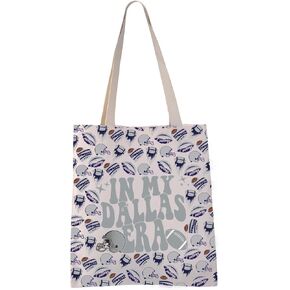 VAMSII In My Dallas Era Tote Bag Dallas Football Gift American Sunday Football Gift For Fans in Kuwait