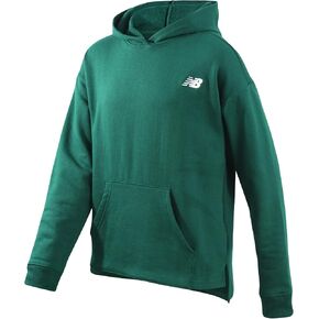 New Balance Girls' Hoodie - Drop Shoulder Hi-Lo Fleece Pullover Sweatshirt - Casual Active Hoodies for Girls (7-16)