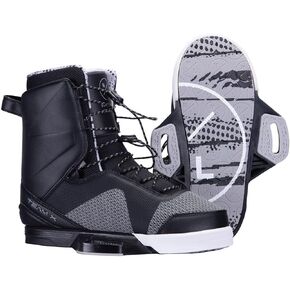 Hyperlite Team X Mens Wakeboard Bindings Black/Grey (11-12)