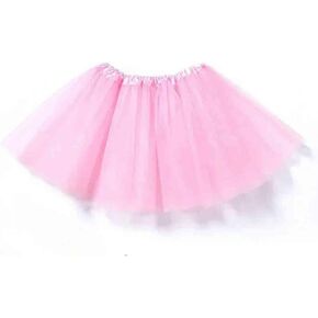 Girl Tutu Skirt 3 Layers Tulle Petticoat Fluffy Princess Ballet Dress Up for Little & Big Girls for Dance Party Costume