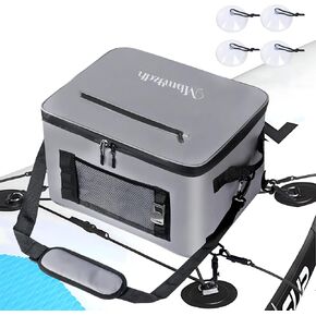 Paddle Board Cooler,Kayak Cooler, Waterproof Cooler Bag for Paddleboarding, Kayaking, and More – Secure, Spacious and Functional Cooler for Outdoor Water Adventures (Gray)