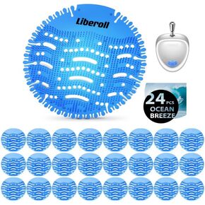Urinal Mats (10Pack) -Urinal Screen Deodorizer(10 pack) Urinal Cakes Fresh Bathroom Urinal Mat for Floor - Dark Gray Commercial Splash Mats for Men's Restroom
