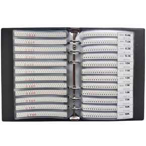 0603 0-20M 1% 178 Values(50pcs/Value) 8900pcs Resistor Kit 1/10W SMD SMT Chip Resistors Sample Book