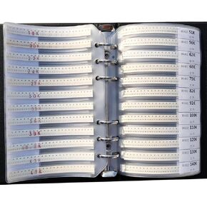 0603 0-20M 1% 178 Values(50pcs/Value) 8900pcs Resistor Kit 1/10W SMD SMT Chip Resistors Sample Book