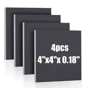 2PCS Hot Rolled Steel Plate 3/16" Thick Square Sheet Plate,3in x 3in Weldable Hot Rolled Mild Steel Plate