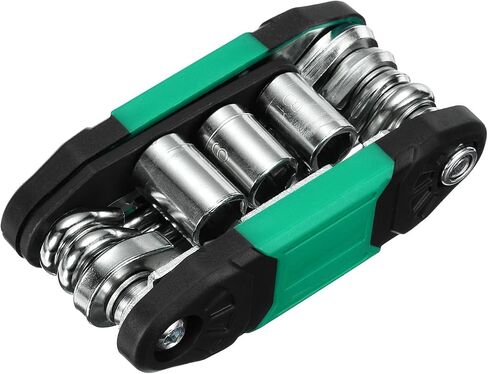 HARFINGTON Bike Repair Multitool, 16 in 1 Multi-Function Portable Bicycle Mechanic Repair Set Cycling Maintenance Tool Kit for Bicycle Mountain Bike and Road Bike, Black in Kuwait