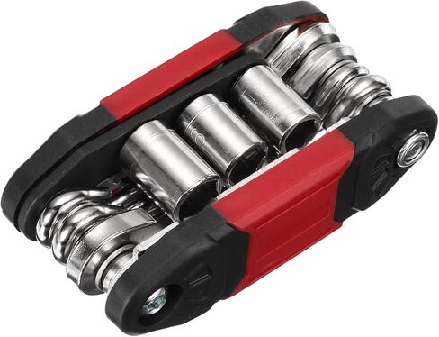 HARFINGTON Bike Repair Multitool, 16 in 1 Multi-Function Portable Bicycle Mechanic Repair Set Cycling Maintenance Tool Kit for Bicycle Mountain Bike and Road Bike, Black in Kuwait