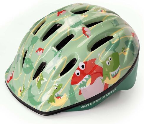 OutdoorMaster Kids Bike Helmet - from Toddler to Youth Sizes - Adjustable Safety Unicorn Helmet for Children (Age 3-15), 14 Vents for Multi-Sport in Kuwait