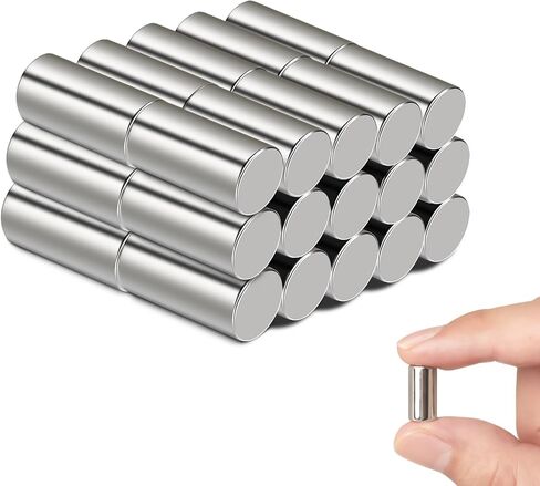 15 Pcs Cylindrical Magnetic Rods,Strong Rare Earth Magnets, Fridge Magnets,Magnetic Pins for Multi-Use Science DIY Craft Kitchen Office, Locker Accessories (0.3inDx0.59inH) in Kuwait