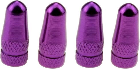 4X Bike Bicycle Road Racing Colour Presta Valve Cap Dust Covers (Purple) in Saudi Arabia