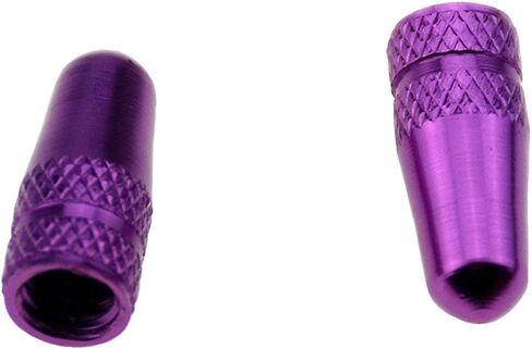 4X Bike Bicycle Road Racing Colour Presta Valve Cap Dust Covers (Purple) in Saudi Arabia