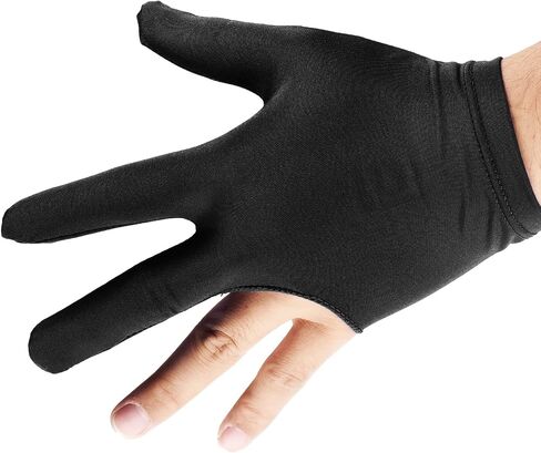 Pool Gloves - Pool Gloves Billiards Left Right Hand, Anti Wrinkle, Apply to Shooter Carom Pool Snooker Cue Sports in Kuwait