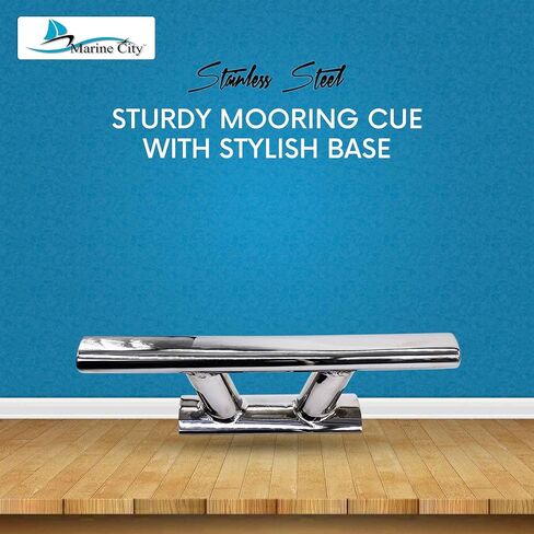 MARINE CITY 316 Stainless Steel Heavy Duty 12 Inches Stylish Mooring Bollard Cleat MC79155063-1 in Saudi Arabia