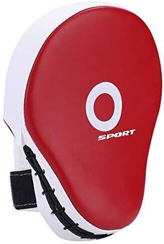 Boxing Punch Focus Mitts, Thickened MMA Boxing Karate Kick Punching Training Target PU Sponge Pad(Red) in Saudi Arabia