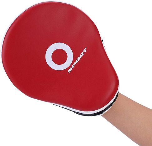 Boxing Punch Focus Mitts, Thickened MMA Boxing Karate Kick Punching Training Target PU Sponge Pad(Red) in Saudi Arabia