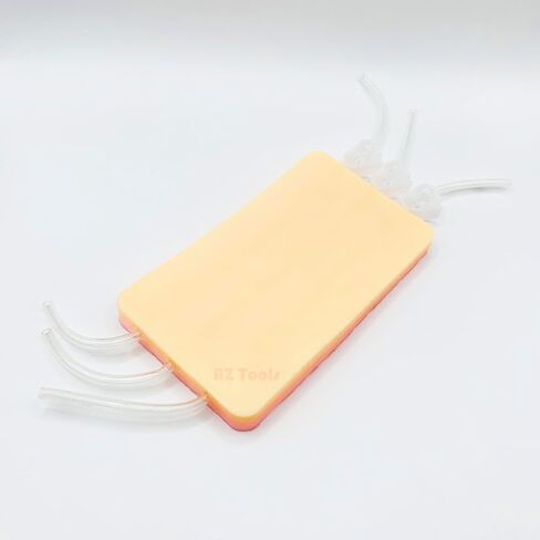 IV Insertion Injection Training Pad with Simulated Dermatoglyph and Raised Veins - Real Skin Texture Model 3 Layers Suture Pad Ideal for Medical Students, Nurses & Educational Use in Saudi Arabia