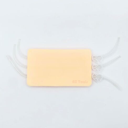 IV Insertion Injection Training Pad with Simulated Dermatoglyph and Raised Veins - Real Skin Texture Model 3 Layers Suture Pad Ideal for Medical Students, Nurses & Educational Use in Saudi Arabia